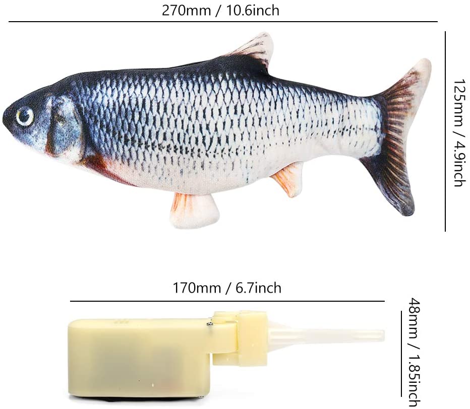 Toy Electric Fish for Cat Entertainment