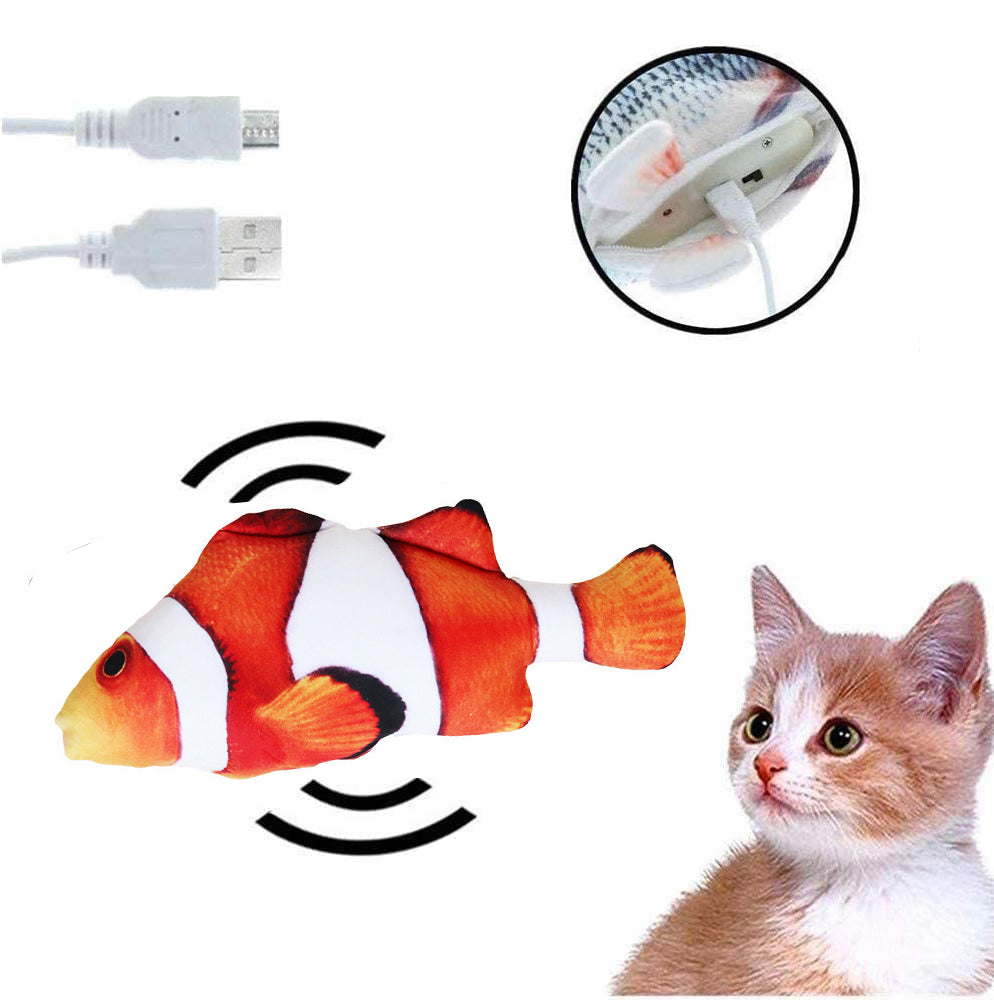 Toy Electric Fish for Cat Entertainment